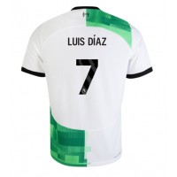 Muški Nogometni Dres Liverpool Luis Diaz #7 Gostujuci 2023-24 Kratak Rukav